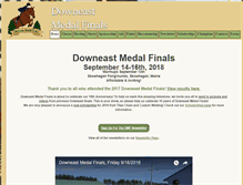 Tablet Screenshot of downeastmedalfinals.com